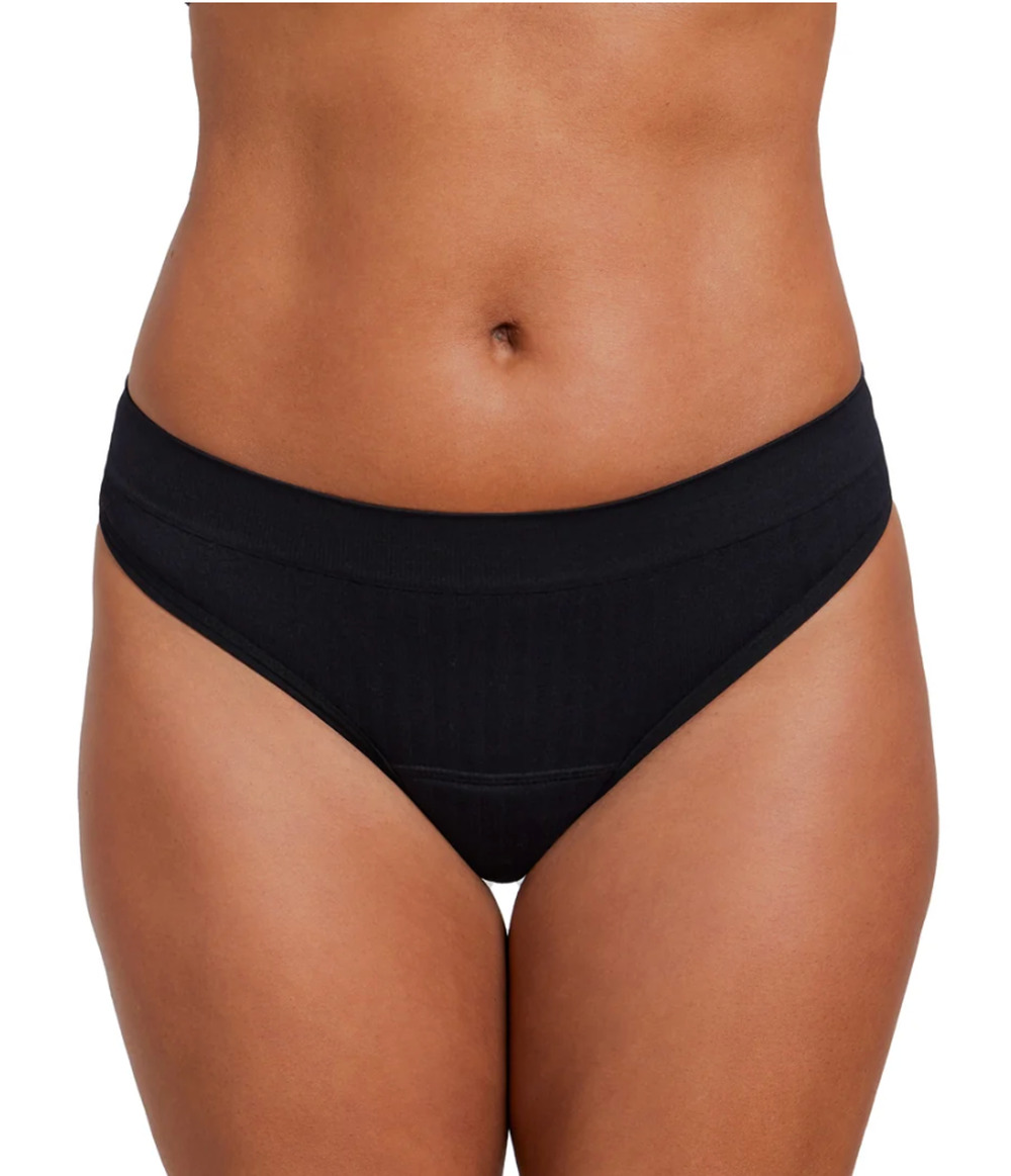 Period. Period Thong Extra Small Underwear SportyStretch Medium/Light Flows 2pk
